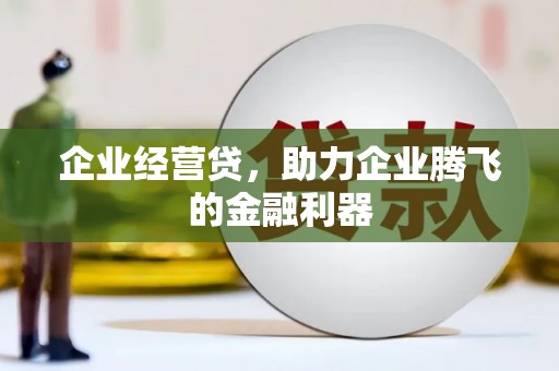 泸西企业经营贷，助力企业腾飞的金融利器