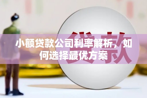 宾川小额贷款公司利率解析，如何选择最优方案