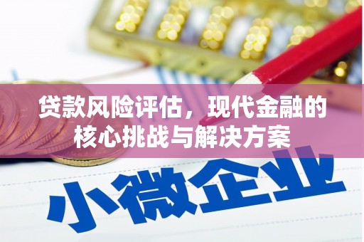贞丰贷款风险评估，现代金融的核心挑战与解决方案