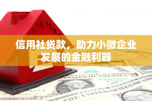 深坑信用社贷款，助力小微企业发展的金融利器