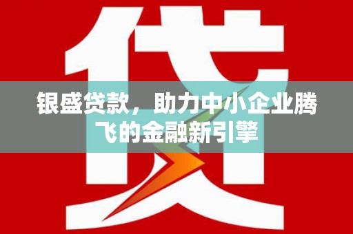 都昌银盛贷款，助力中小企业腾飞的金融新引擎