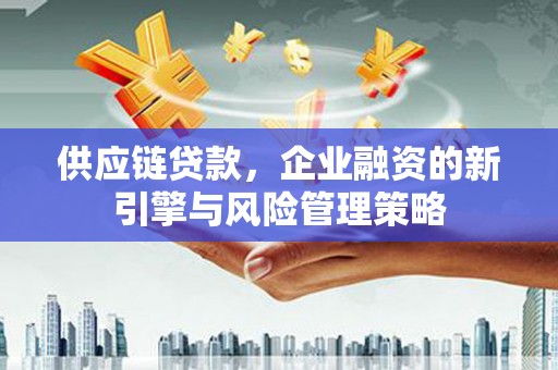 民和供应链贷款，企业融资的新引擎与风险管理策略