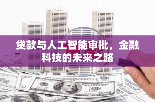 南涧贷款与人工智能审批，金融科技的未来之路