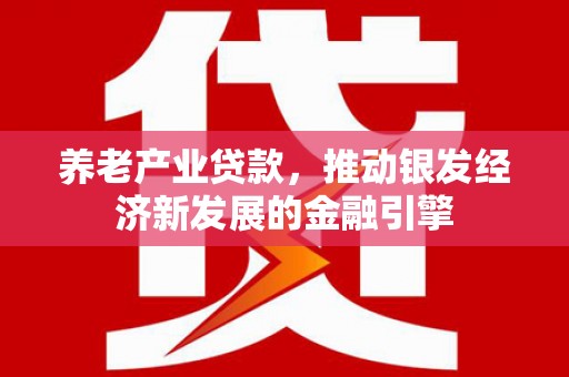 邹平养老产业贷款，推动银发经济新发展的金融引擎
