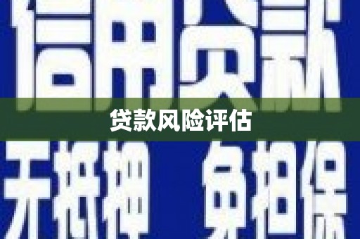 翼城贷款风险评估
