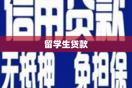 泌阳留学生贷款