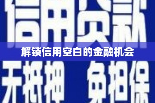 临海解锁信用空白的金融机会