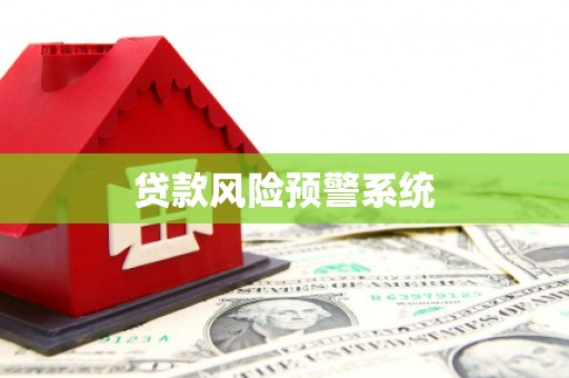 清镇贷款风险预警系统